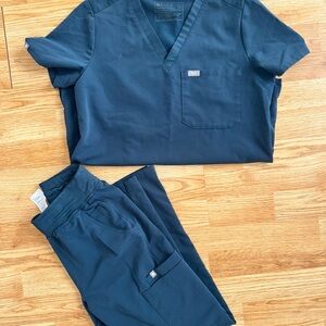 FIGS Deep Blue Medical Scrub Set